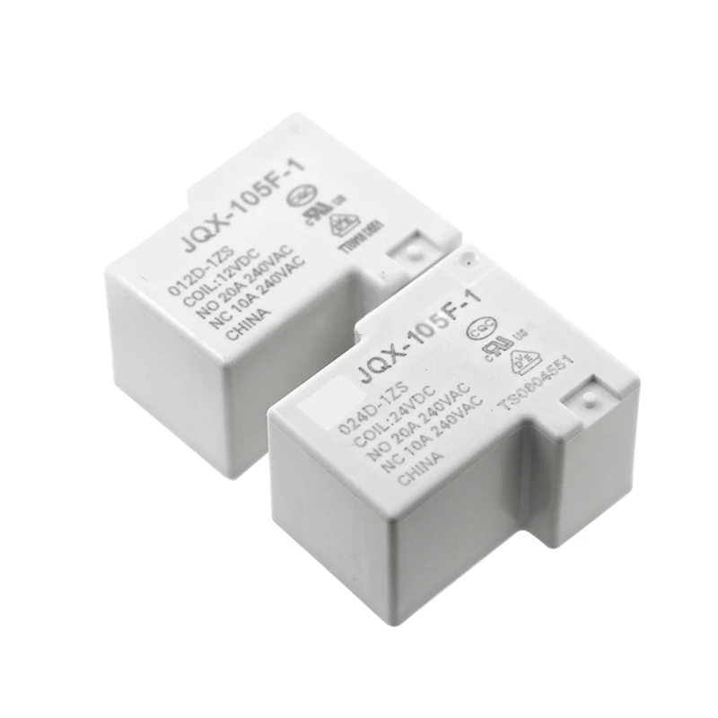 4-pin relay HF- JQX-105F-1- 005D 012D 024D-1HS 5V/12V/24V 30A