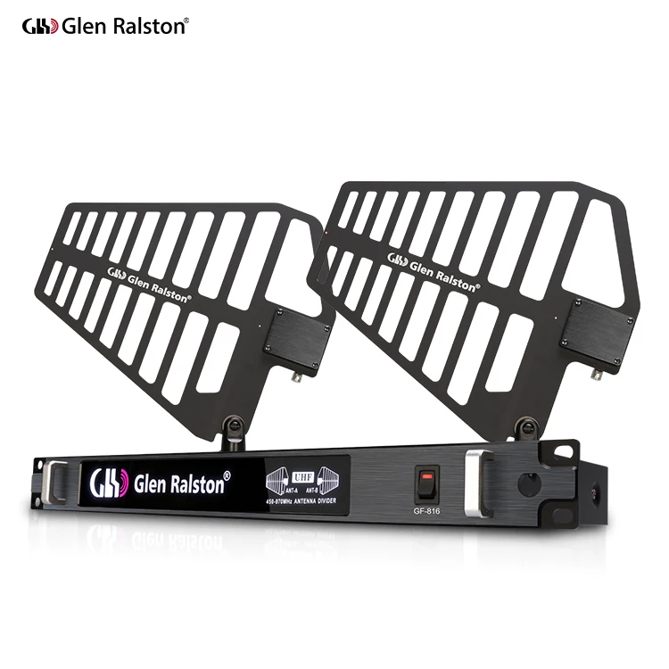 Glen Ralston GF-816 16 channels UHF Wireless Microphone Signal Distribution System Booster Antenna Amplifier