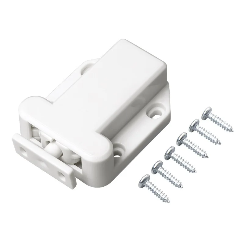 Wardrobe Push Open Cabinet Door Catch Latch Push to Open Magnetic Release System for Kitchen Under-mount