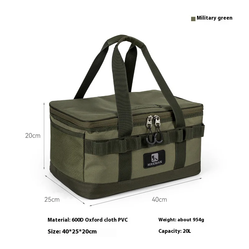 Hot Sale Outdoor camping equipment bag large-capacity sundries bag Oxford cloth crash-proof kitchenware packing box travel