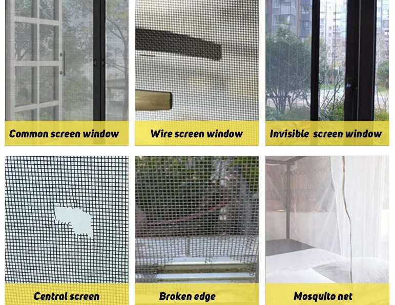 Fiberglass Covering Mesh Window Door Mosquito Netting Patch Repair Broken Hole Screen Repair Tape