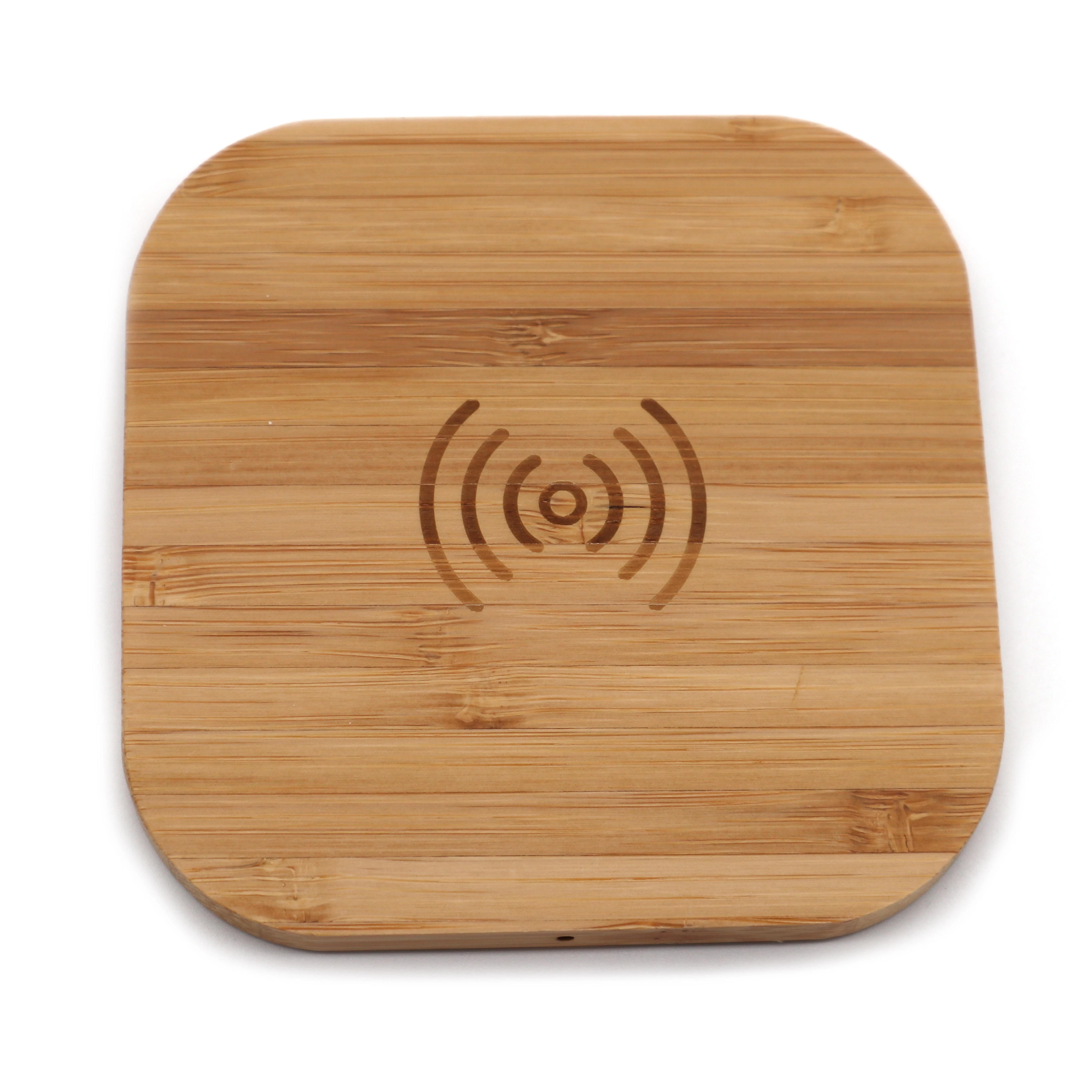 
2021 hot selling New design wood wireless charge pad long distance bamboo factory best price qi universal wireless charging 