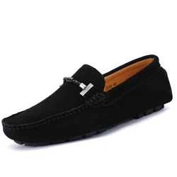 Men Shoes Brand 2023 Casual Slip on Formal Loafers Men Moccasins Italian Black Male Driving Shoes