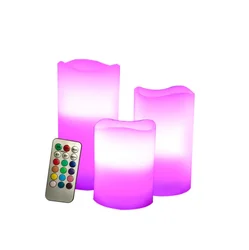 12Colors Remote Control LED Electronic Candle Lamp Romantic Wedding Birthday Creative Light Christmas Decoration Candle Light