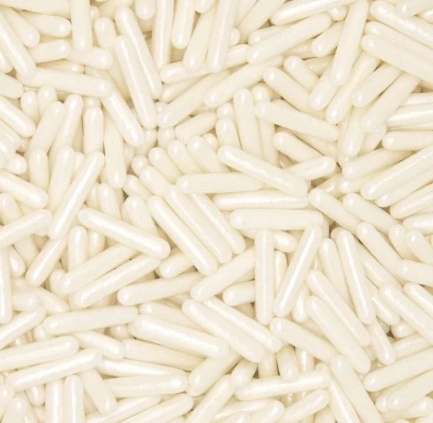 Hot Selling Christmas Color Metallic Cake Sprinkles edible Sugar Pearl Cake Decoration Baking Ingredients Sugar Rod Decoration