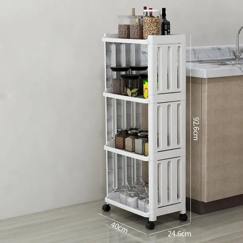 High Quality Simple Kitchen Gap Storage Removable Bathroom Storage Rack On Wheels