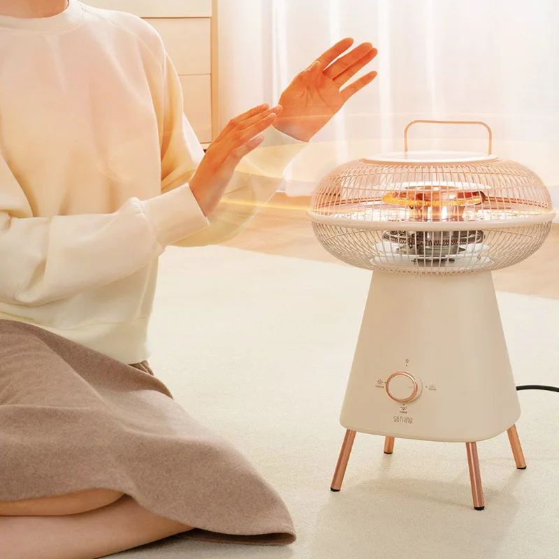 SOTHING Small Sun Rapid Heat Heater Home Energy-saving Under-the-counter Electric Heater Grill Fireplace Winter Heating