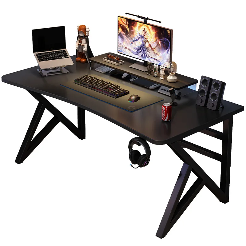 Modern simple office desk Home desktop computer gaming desk Student study desk
