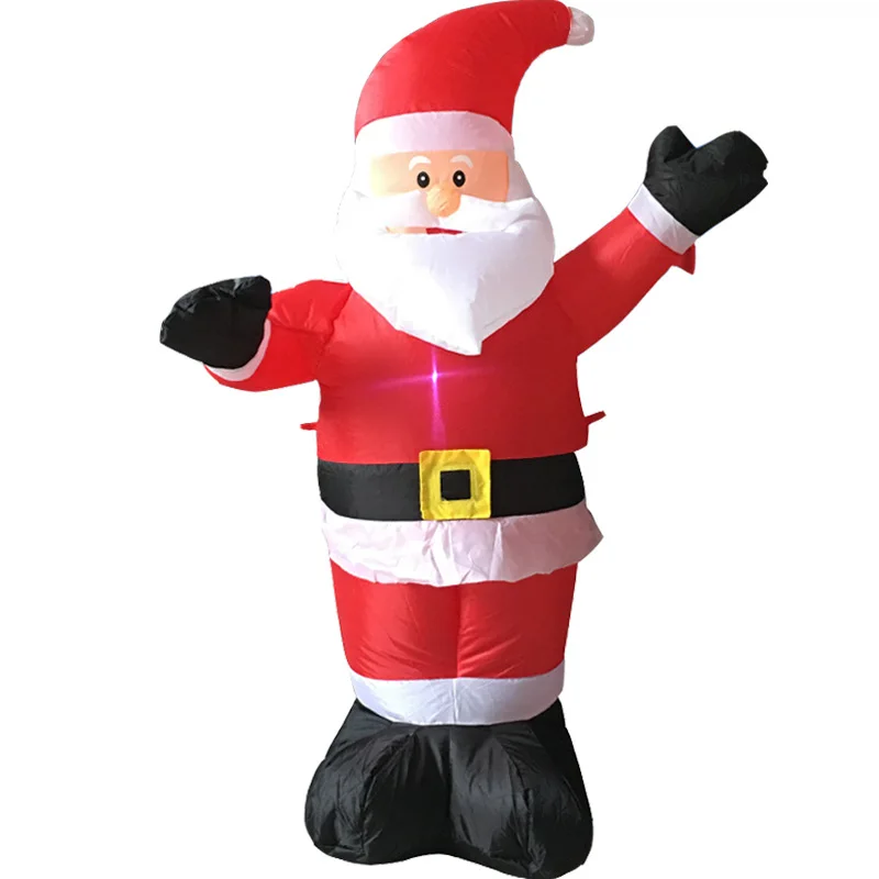Фабрика OEM дешевые рождественские надувные рождественские украшения открытый 4 фута Санта надувной