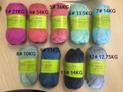 HB3422 huicai пряжа из натурального волокна, популярная фабрика, оптовая продажа, 100 хлопчатобумажная Бамбуковая пряжа для ручного вязания