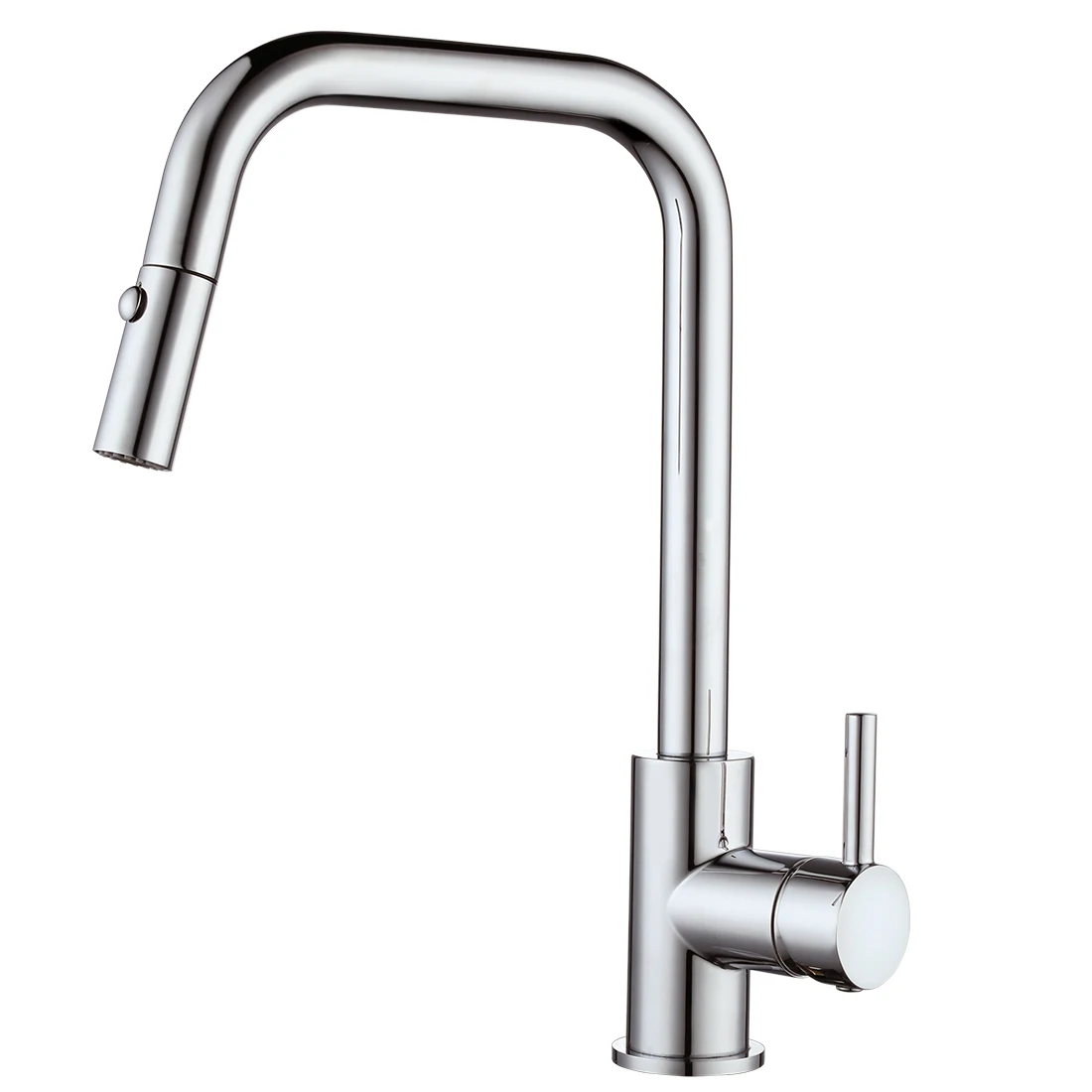 Durable 304 Stainless Steel  Kitchen Taps with Pull Out Extendable Hose Kitchen Sink Faucet Mixer Tap