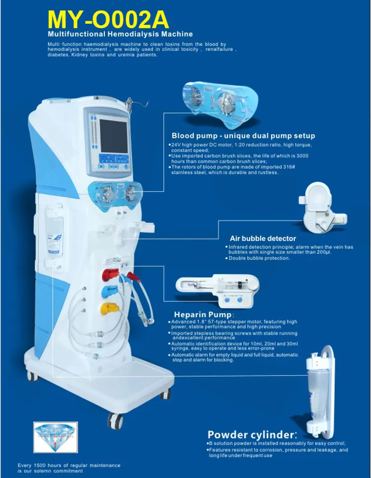 MY-O002A High Quality Hemodialysis Machine