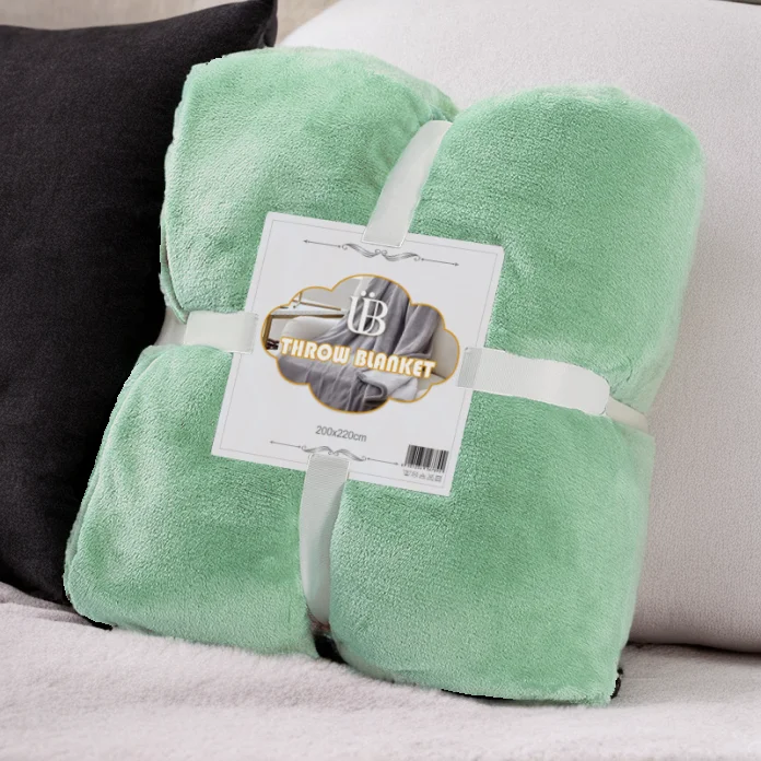 Super Soft Fluffy Nature Blanket Battaniye Soild Flannel Plaid Sherpa Thick Blanket  For Baby Adult Throws And Blankets