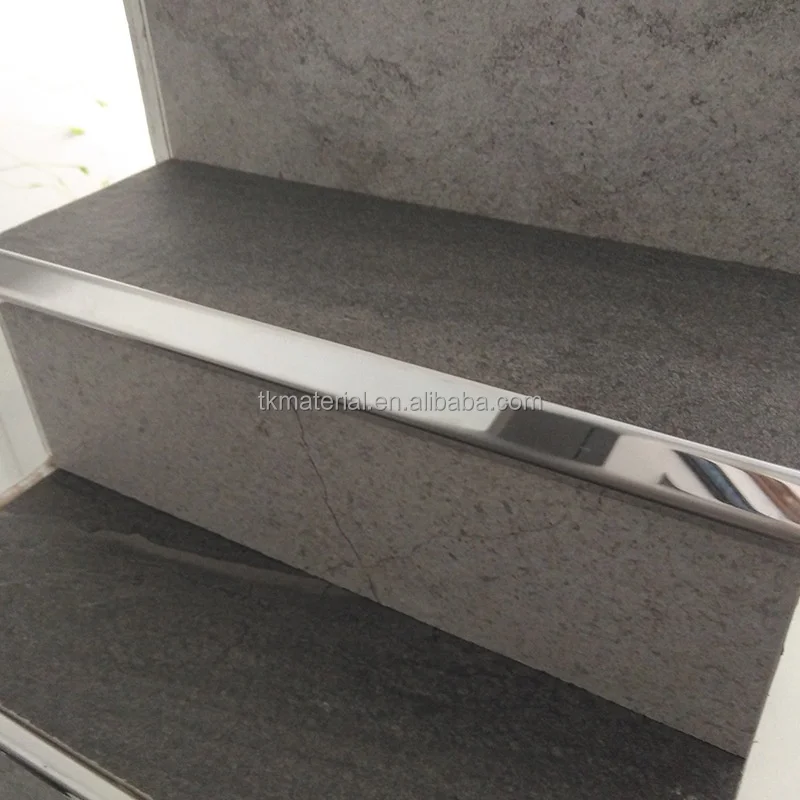 Modern Metal Corner Protectors Anti-Slip Strip Stair Nosing Trim Profiles Hotel Home Building Tile Edge Material Home Office