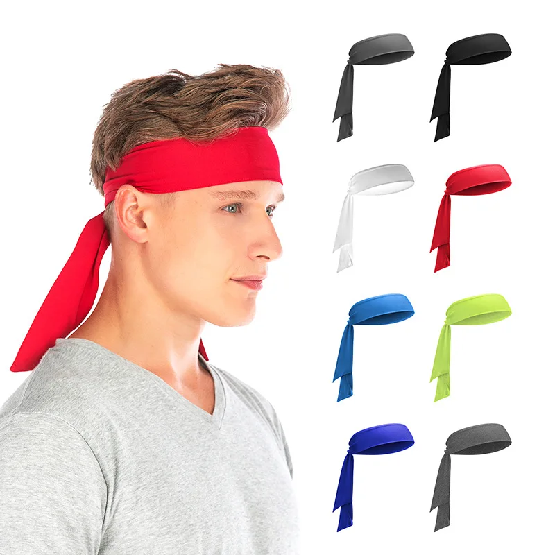 Lace-up tennis headbands street outdoor sports fitness men and women headscarves pirate sweat guide sweatband