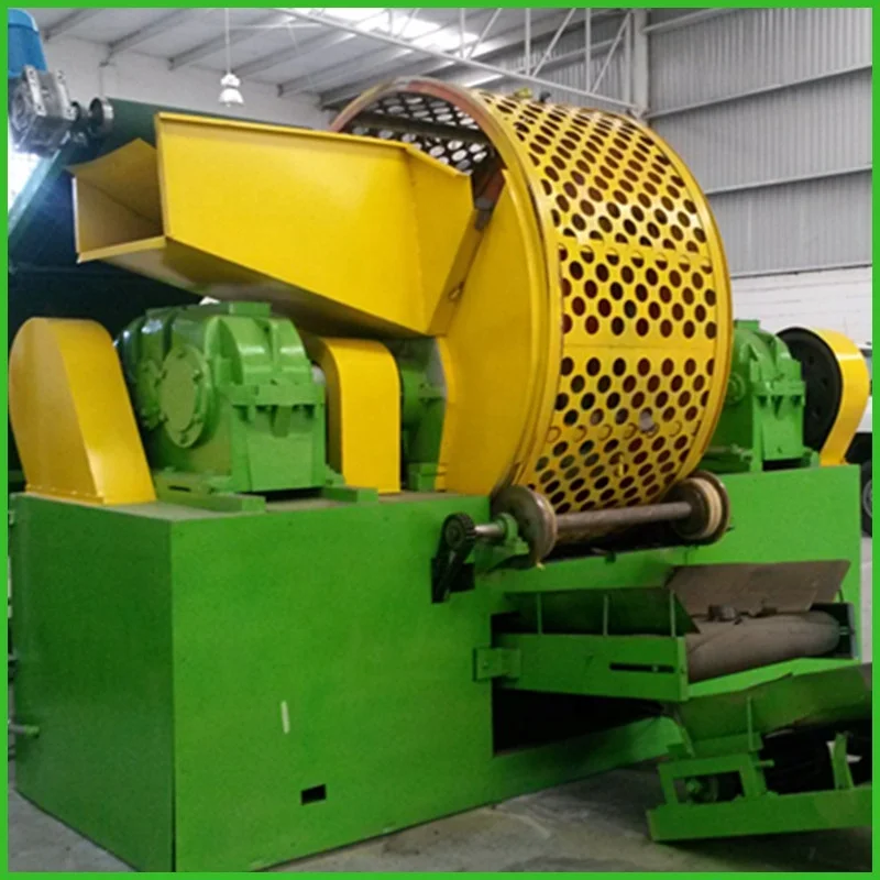 Высокопроизводительная машина для измельчения шин, измельченные шины