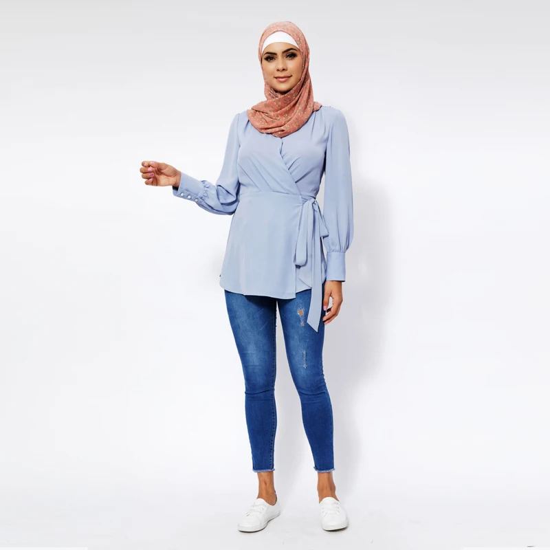 Hot Selling Casual Chiffon Spring Plus Size Women Clothing Modern Muslim Clothing