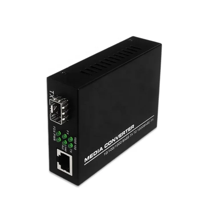 1000base-sx sfp single mode media converter gigabit sfp optical media converter
