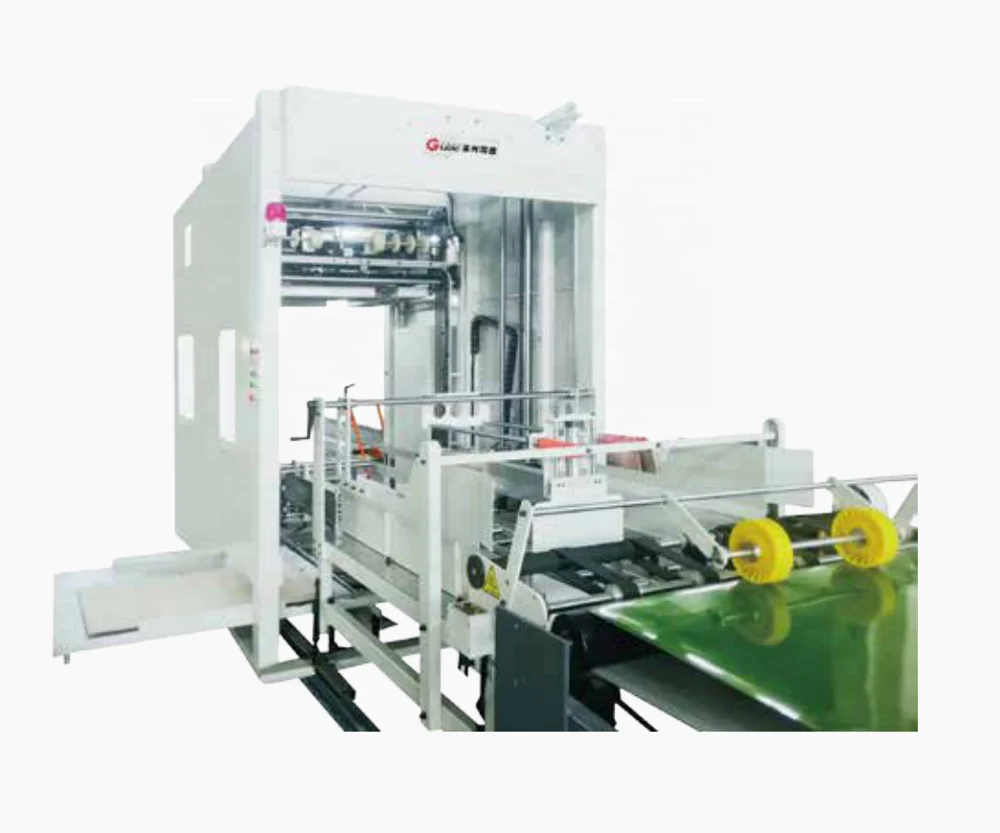 Automatic high-efficiency pile flip flop turner and stacker machine for cardboard corrugated paper