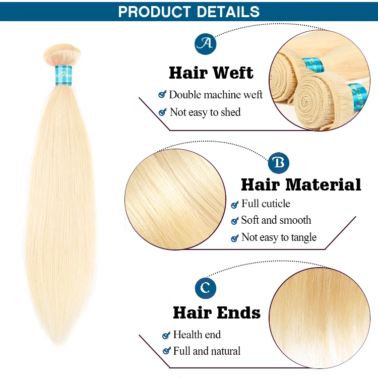 Excellent Quality 613 Blonde Hair Extension Curly Blonde Ponytail Human,Blonde 613 50 Inch,Colored Deep Wave Blonde Highlights