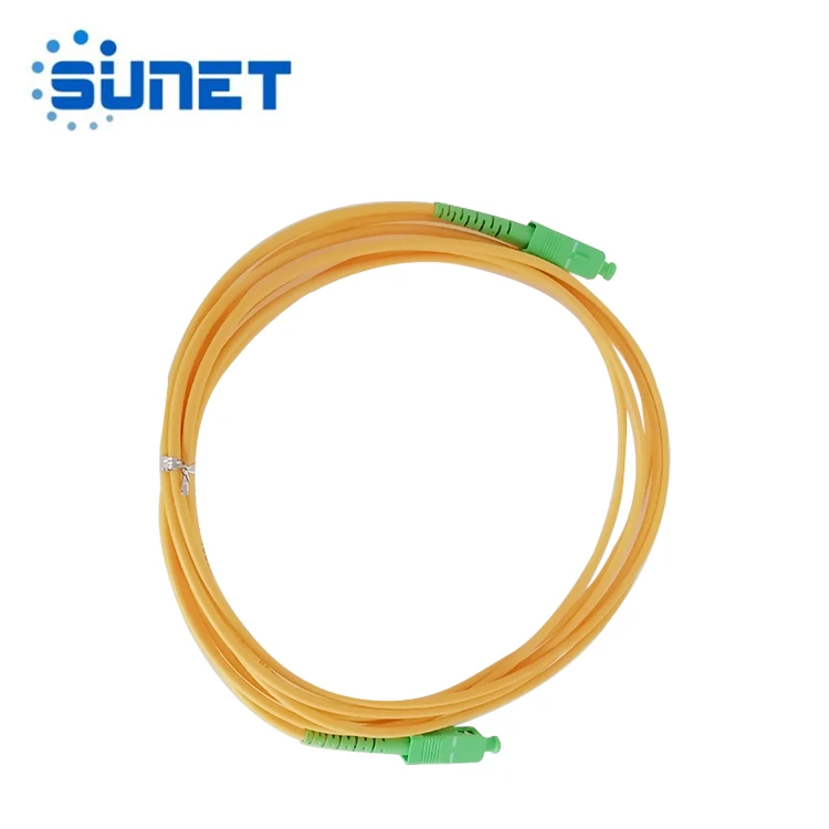 FTTH   Single Mode Simplex SC/ APC 9/125 2M 3M fiber optic patchcord
