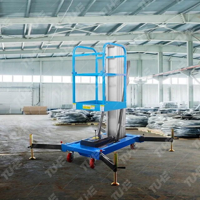 China Manufacturer Hydraulic Vertical Lift Mobile Man Lift Vertical Man Lift