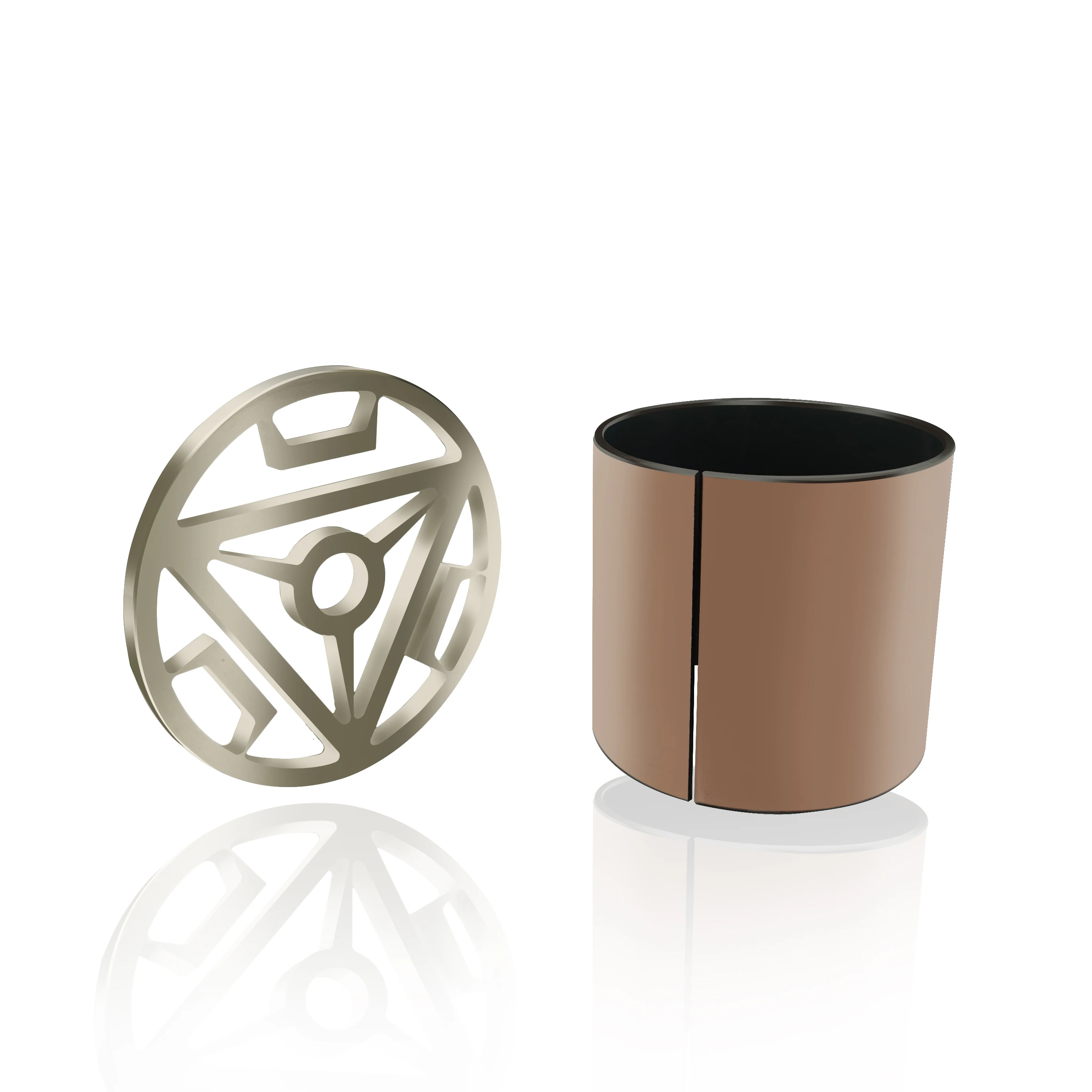 
SANLONG oil-free self-lubricating bushing DU compound copper sleeve plain bearing sleeve PTFE wear sleeve SF-1 45*40*40 