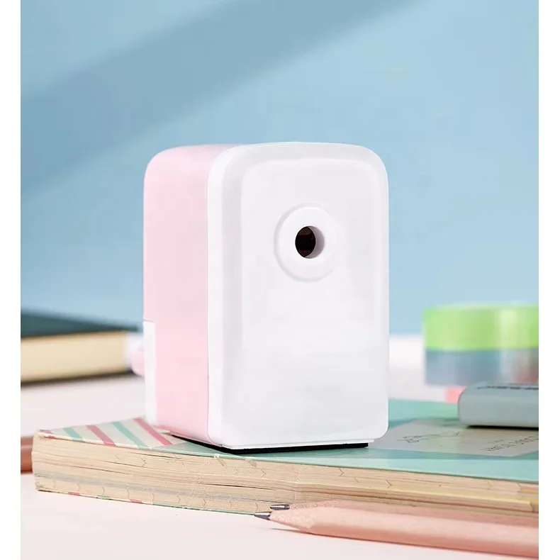 Simple Style Manual Mechanical Pencil Sharpener Plastic 6-8mm Colored Pencil Sharpener Lightweight Mechanical School Tools 1200