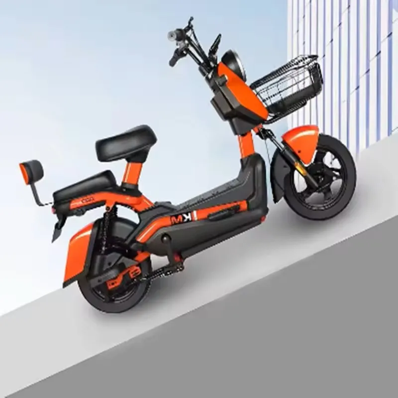 Wholesale Ebike City Electric Bike 48v350w 14inch Vintage Motorcycle With Pedal Electrica For Adult Women