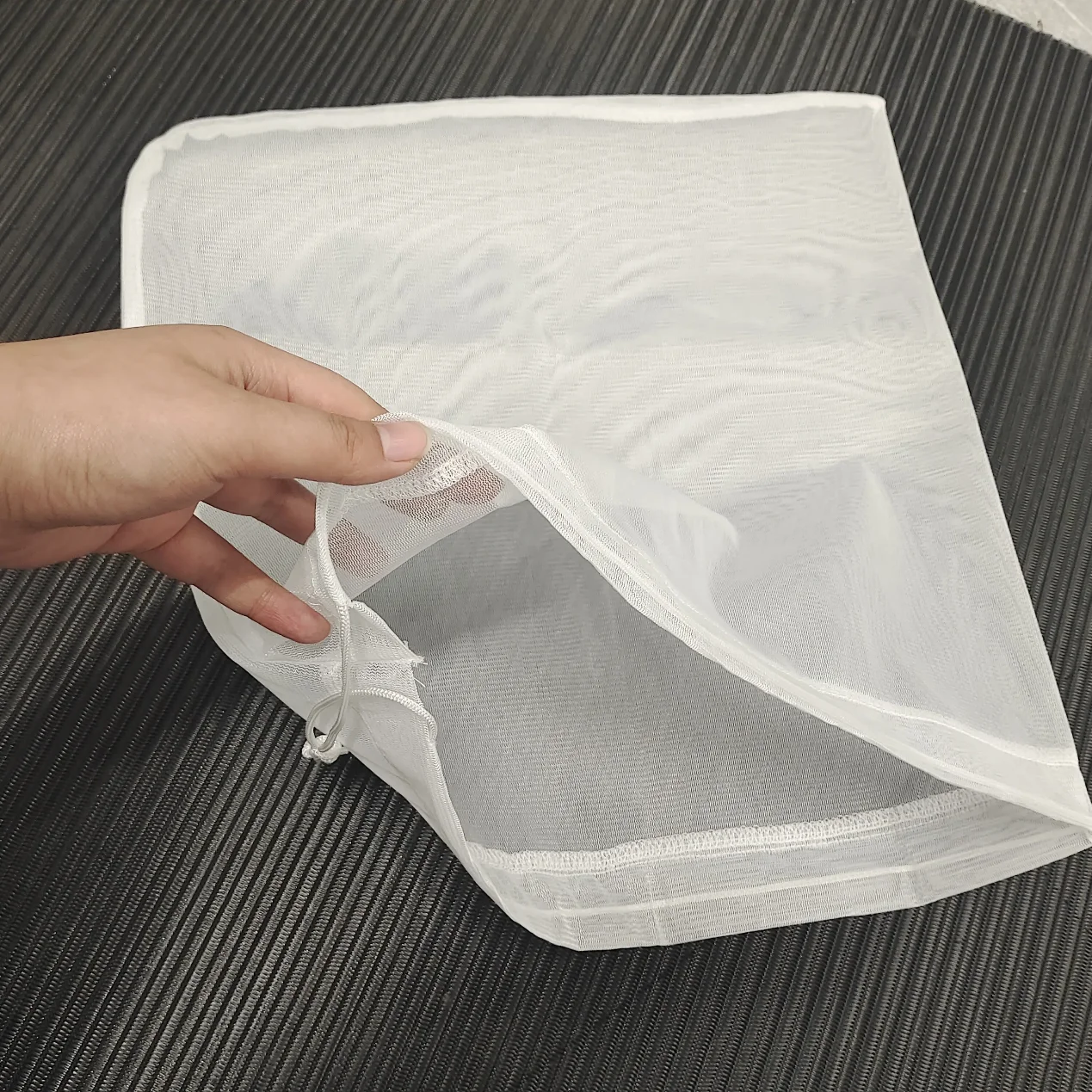 Factory direct custom size food grade 100% nylon filter mesh bag reusable staff mesh bag for food filtration