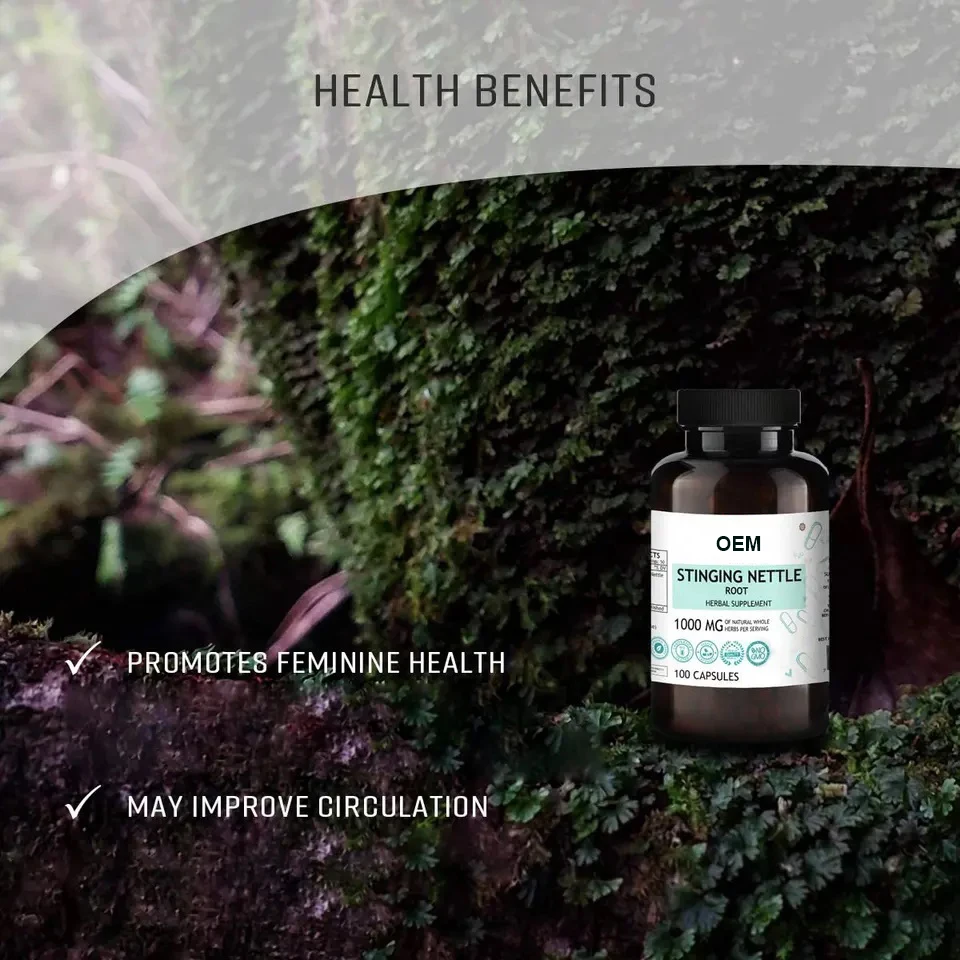 OEM травяные добавки в капсулах для корней крапивы с экстрактом диойки Urtica улучшения здоровья простаты и мочевыводящих путей