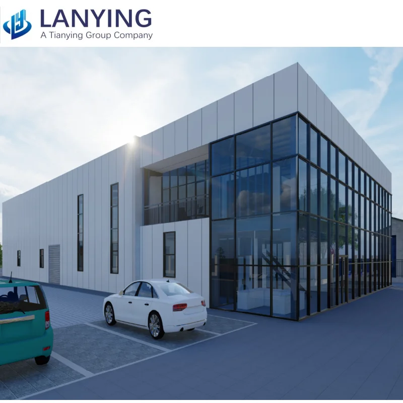 Industrial Warehouse Building Design Prefabricated Steel Structure for Workshops