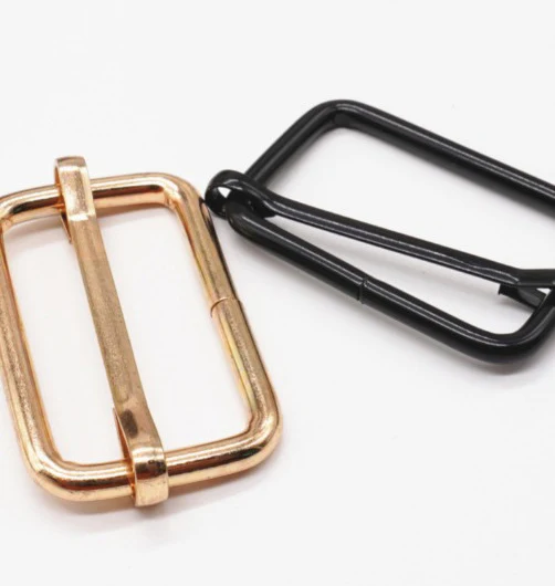 High-Grade Metal Wire Pull Core Buckle Japanese Style Adjustment Buckle for Bags and Luggage Handbag Hardware Accessories