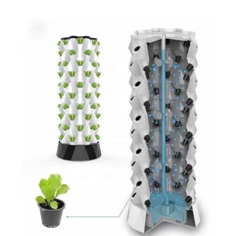 Гидропоника Вертикальная система ABS Материал независимая система