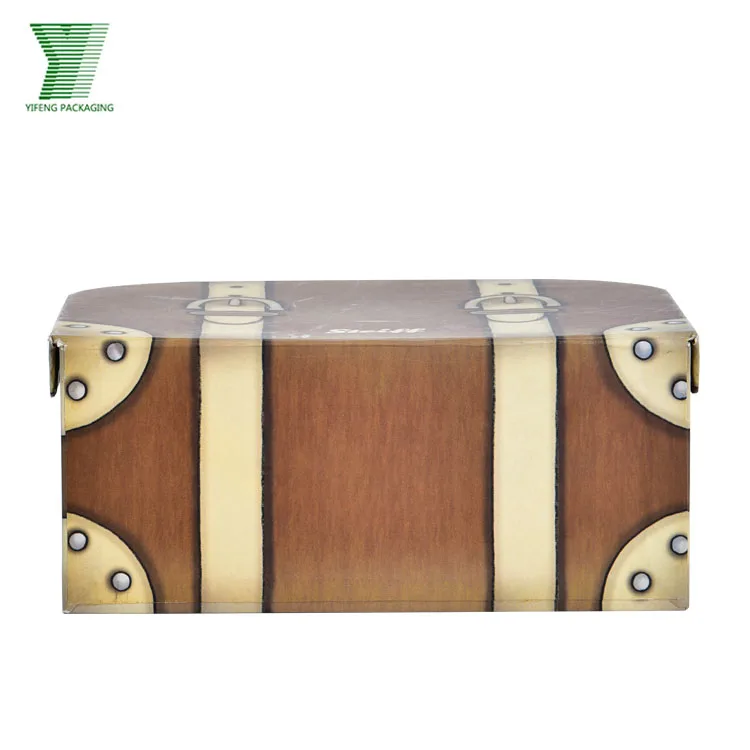 Personalised customized baby blankets packaging cardboard suitcase box wholesale early childhood toys set mystery paper boxes