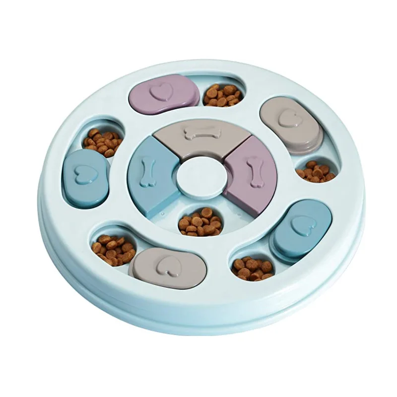 
New Interactive Dogs Toy IQ Training Dogs Slow Feeder Bowl Puzzle Eating Toys for Dogs 