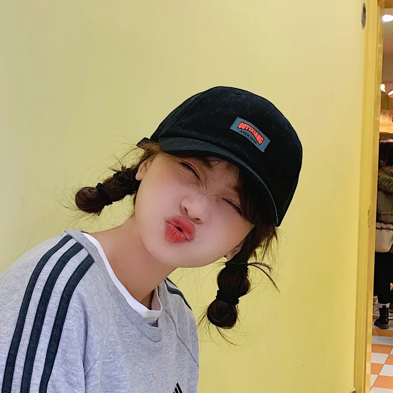 Short Brim Cap Girl Hip Hop Casual Flat Brimmed Snapback Hat Cotton Outdoor Sports Men Summer  Hats Bone Gorras