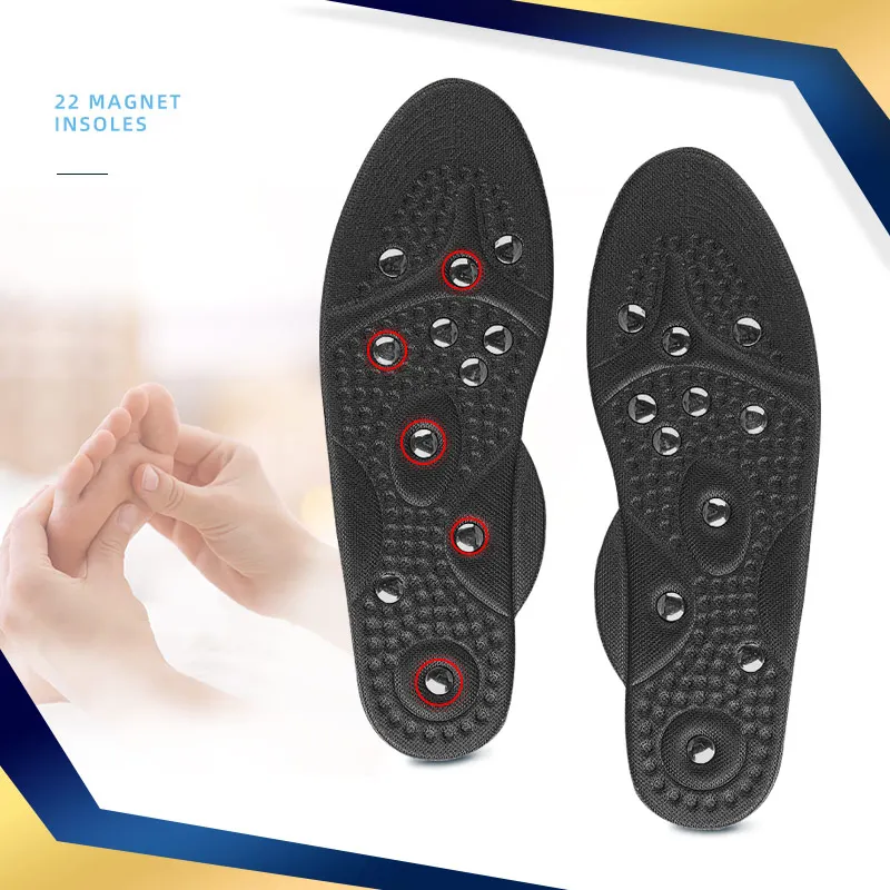 Sports & Comfort Acupressure Magnetic Therapy Insoles for Foot Massaging Shoe Insoles with Magnetic Shoe Insoles