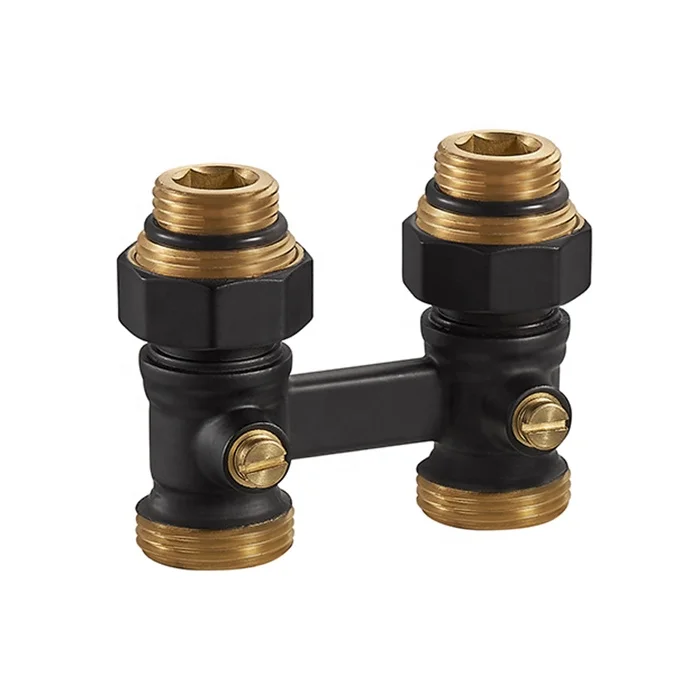 Germany Quality Factory Direct Supply Pex brass Straight  radiator H valve with Bottom 50mm Connection  BJ36001
