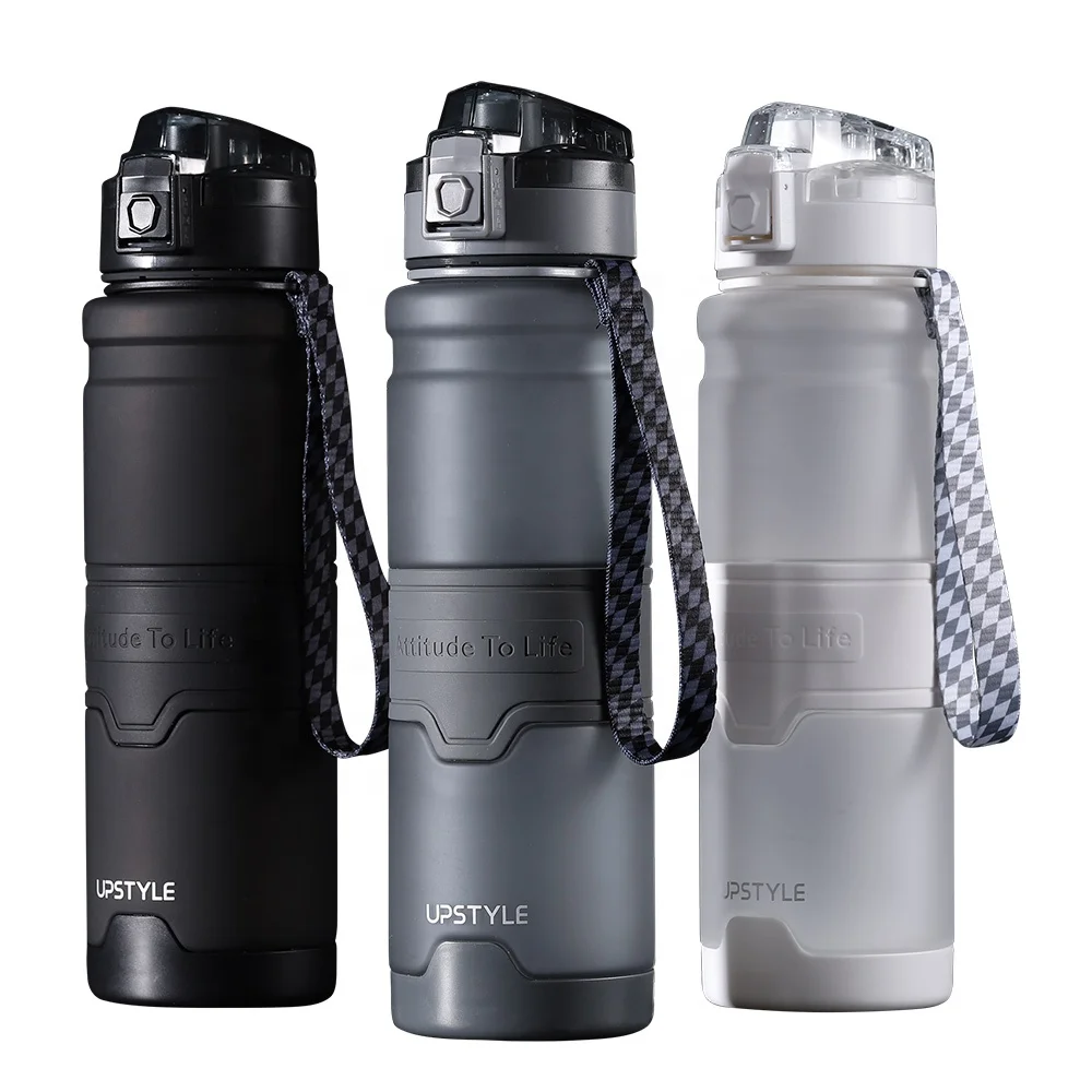 
Custom Logo BPA Free Portable Plastic Tritan Sport Water Bottle Purifier UV Light Outdoor Sport Water Bottle 