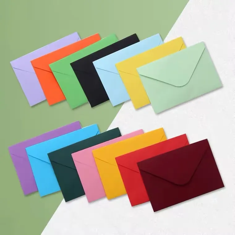 In Stock Envelope Packaging Bag Kraft Paper Creative Colored Paper Greeting Card Envelope