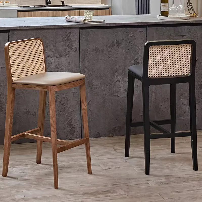 Modern Style Windsor Rattan Wood Dining Chairs Home and Hotel Furniture for Outdoor Parties Weddings and Restaurants CJ-033