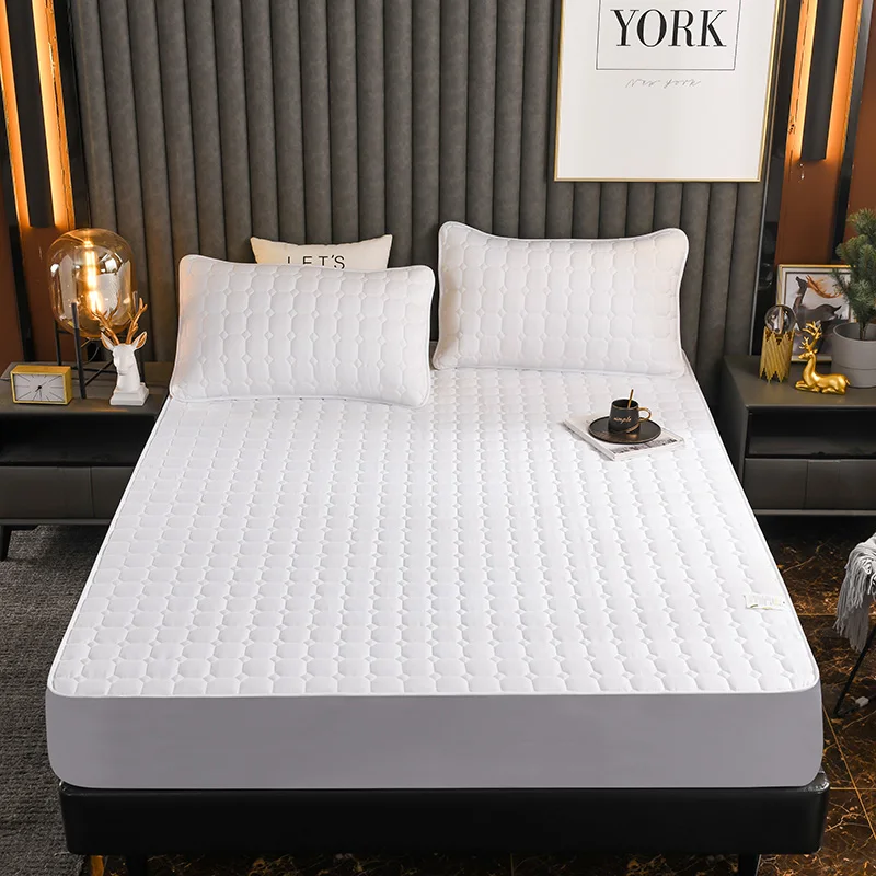 Printed Quilted Fitted Mattress Pads Cover Bed Cover Cheap Mattress Protector Cover Washable Mattress Covers Protectors