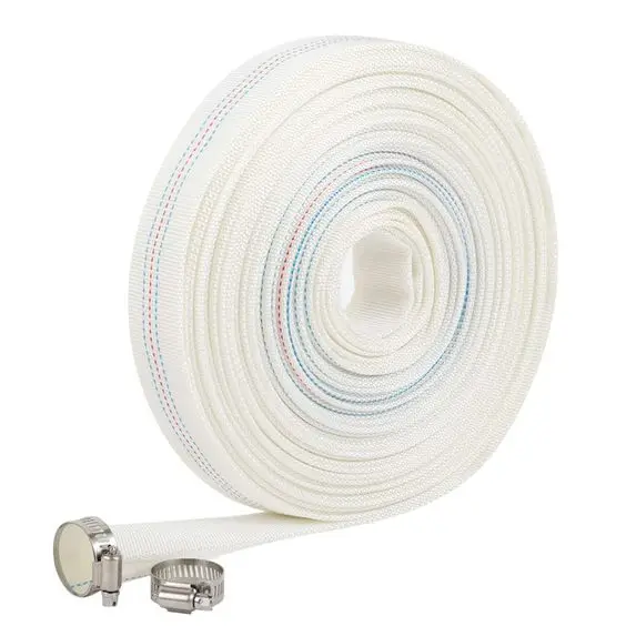 MY AG FACS High Pressure Irrigation Hose Explosion-Proof Sunscreen White PE Braided Hose