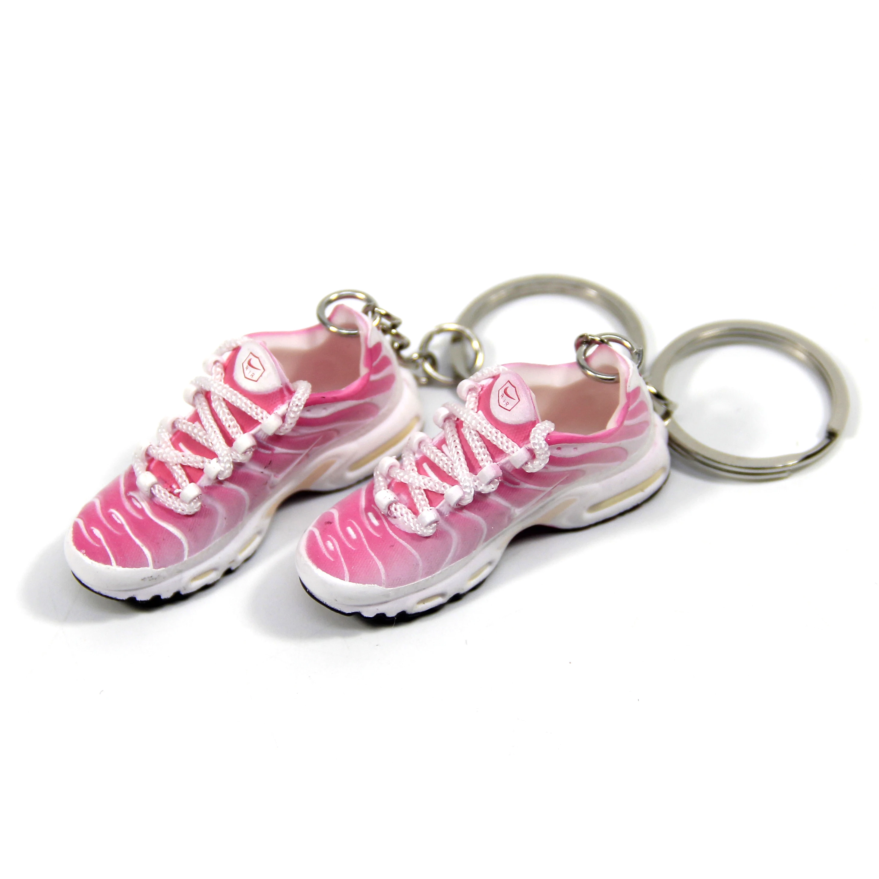 Custom durable basketball shoes pendant with box 3d mini pendant rubber black sneakers keychain 1piece