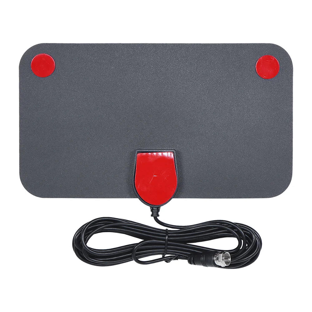 Indoor Thin Film Adhesive Patch Dvb T2 Uhf vhf Flat Tv Antenna Long Range HDTV 4K 1080P Digital TV Antenna with Amplifier