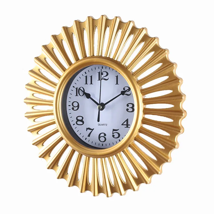 Hotsale Home Decoration Living Room Creative design Quartz Watch Wall Mounted Silent Circular Art Craft Clock