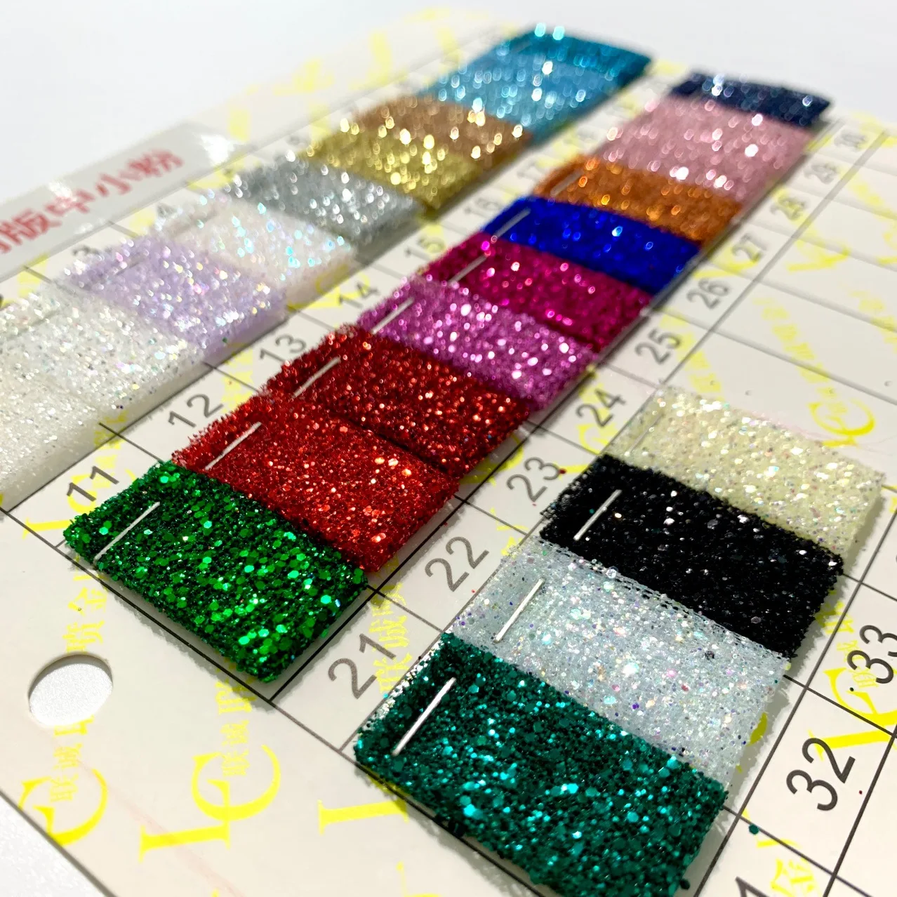 HG1060 Foil Print Full Shinny Tulle Glitter Fabric for Evening Dress