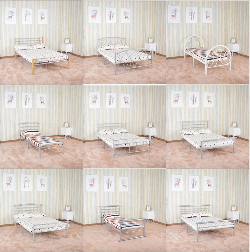 best sale double metal folding bed
