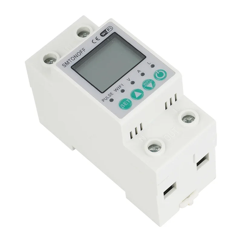 SMTONOFF WiFi Energy Meter Smart Switch Over Under Voltage Protection